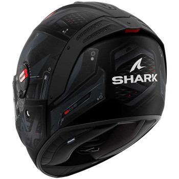 Casque moto Shark SPARTAN RS STINGREY MAT Noir/Rouge