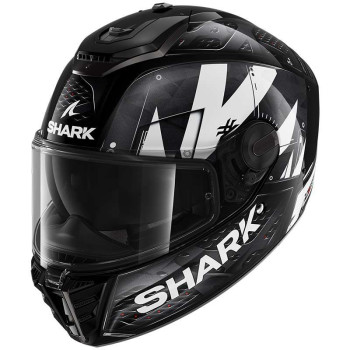 Casque moto Shark SPARTAN RS STINGREY Noir/Blanc