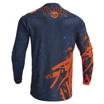 Maillot cross enfant Thor YOUTH SECTOR GNAR MIDNIGHT/ORANGE