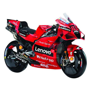 Miniature Moto Maisto Ducati GP LENOVO TEAM BAGNAIA 63 2021 1:18