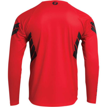 Maillot vélo Thor ASSIST STING LONG SLEEVE RED/BLACK
