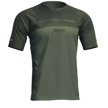 Maillot vélo Thor INTENSE ASSIST CENSIS SHORT SLEEVE FOREST/GREEN