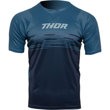 Maillot vélo Thor ASSIST SHIVER SHORT SLEEVE TEAL/MIDNIGHT