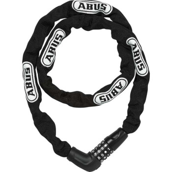 Chaîne antivol vélo ABUS Steel-O-Chain 5805C/110cm Noir