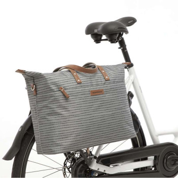 Sacoche vélo porte bagages NEWLOOXS TENDO NOMI 21L GRIS