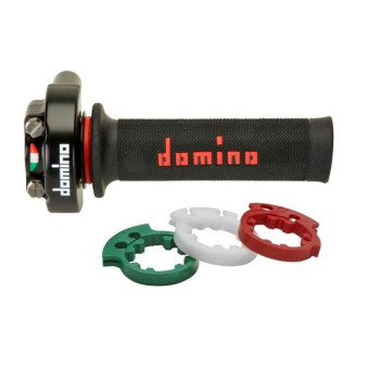 Poignée de gaz Domino XM2 avec revêtements