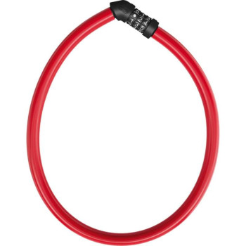 Câble antivol vélo ABUS 4408C/65 Rouge