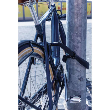 Chaine antivol de cadre vélo ABUS IVYTEX ADAPTER 8KS/100 Noir