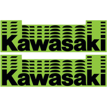 Lot de x10 planches de stickers D'COR Kawasaki