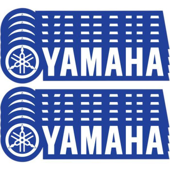 Lot de x10 planches de stickers D'COR Yamaha