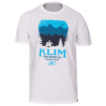 Tee-shirt Klim BADLANDS WHITE PETROL