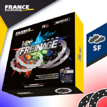 Kit freinage avant FE disques ronds + plaquettes AP Racing BMW F750GSD/F850GS