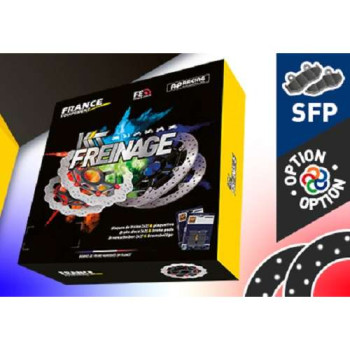 Kit freinage avant FE disques ronds + plaquettes AP Racing KTM Adventure/Super Adventure