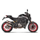 Silencieux homologué Akrapovic Titane Ducati Monster 937 (S-D9SO17-HCQT)