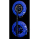 Couvertures chauffantes bleues Tecnoglobe (la paire) 110-190