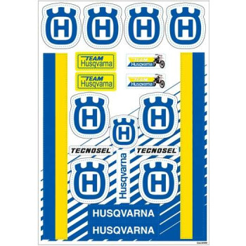 Planche de stickers TECNOSEL Vintage Husqvarna