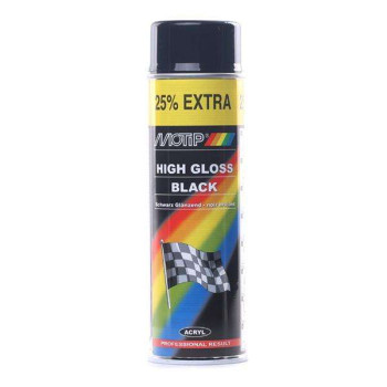 Peinture Noir brillant MOTIP - 500 ml