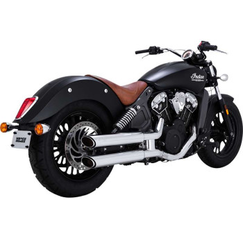 Silencieux Vance & Hines TWIN SLASH CHROME (18323) Indian SCOUT 60/69