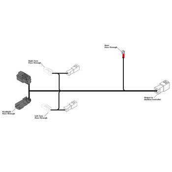 Adaptateur Plug & Play DENALI DialDim ( DNL.WHS.23900) Ducati Desert X