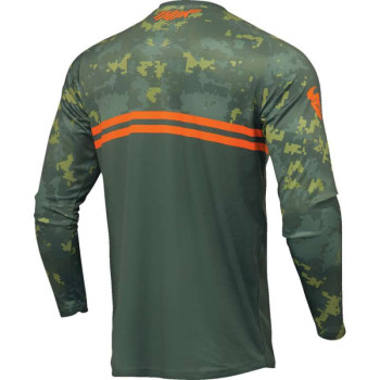 Maillot cross enfant Thor YOUTH SECTOR DIGI FOREST GREEN CAMO