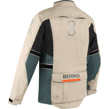 Veste moto Bering SIBERIA BEIGE/GRIS