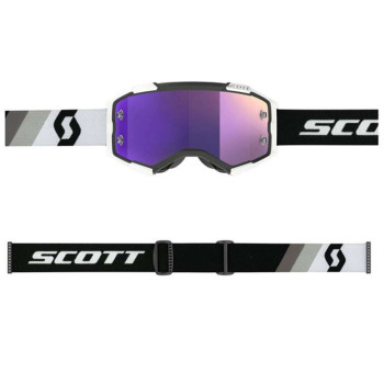 Masque cross Scott FURY 2023 Black/White Purple Chrome