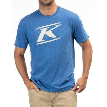 Tee-shirt Klim DRIFT TRI-BLEND Bleu