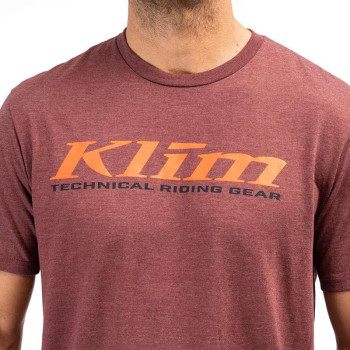 Tee-shirt Klim K CORP SS T Rouge