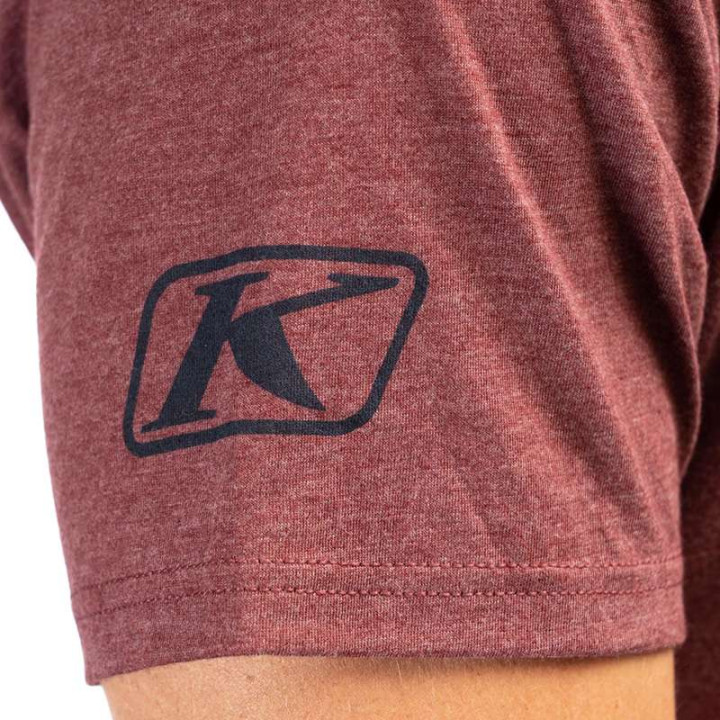 Tee-shirt Klim K CORP SS T Rouge