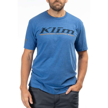 Tee-shirt Klim K CORP SS T Bleu clair