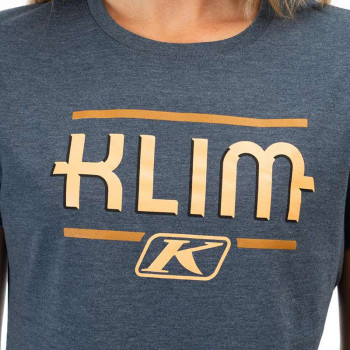 Tee-shirt femme Klim KUTE CORP SS T Bleu