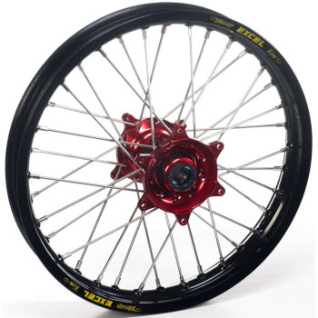 Roue arrière complète Haan Wheels TT 18x4,25x36 noir/rouge (156522/3/6)