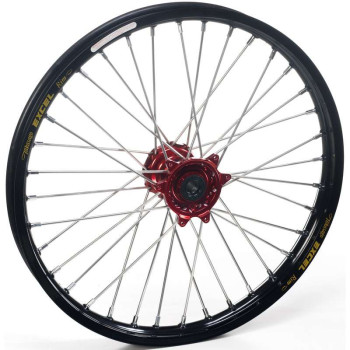 Roue avant complète Haan Wheels TT 21x2,15x36 noir/rouge (155521/3/6)