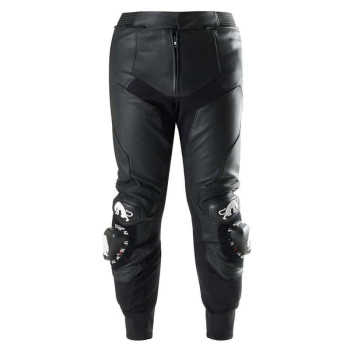 Pantalon moto cuir Furygan DRACK Noir/Blanc