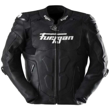 Blouson moto cuir Furygan RAPTOR EVO 3 Noir/Blanc