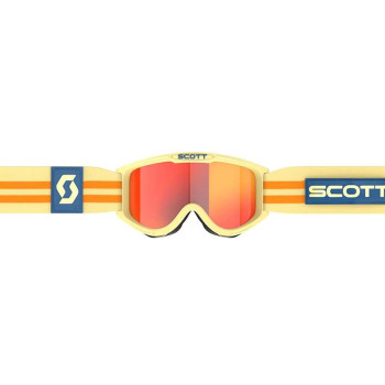 Masque moto cross Scott 89X ERA Beige - Orange