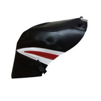 Tapis de réservoir Bagster noir/pointe blanche et rouge (1478I) Suzuki GSX600 R