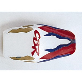 Housse de selle Bagster (2003N) Blanc/Rouge/Violet F/Or/Lettres Rouges Honda CBR600 95-96