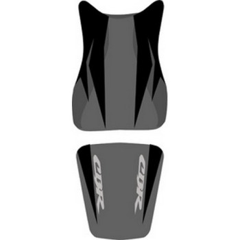 Housse de selle Bagster (2187D) Noir/Noir Mat/Lettres Anthracites Honda CBR600RR 07