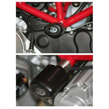 Tampons de protection R&G AERO (CP0224BL) Ducati MONSTER / MULTISTRADA
