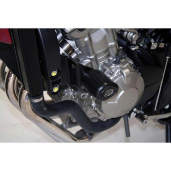 Tampons de protection R&G AERO(CP0232BL) Honda CB600F HORNET 07- CBF600 08-10
