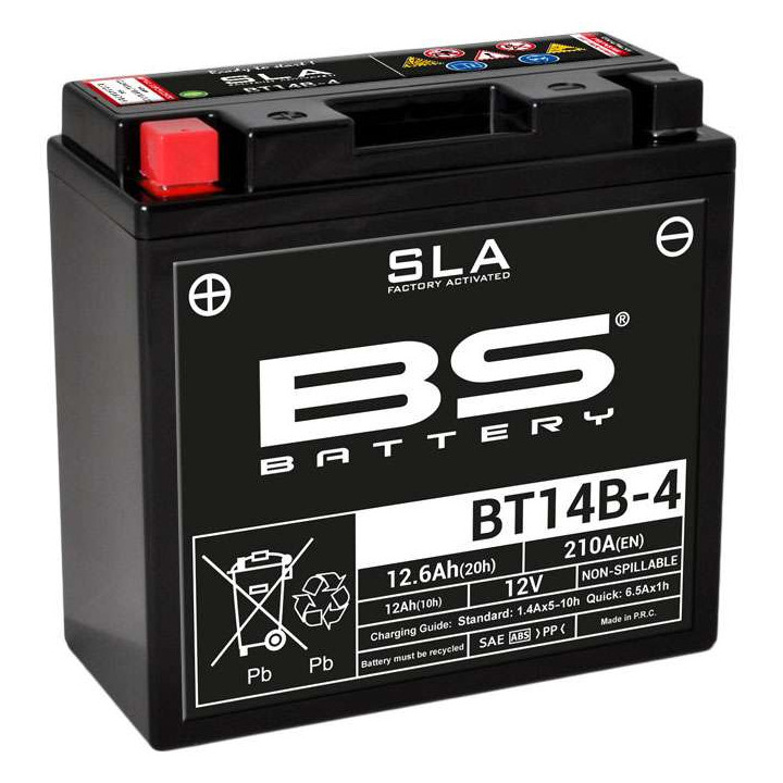 Batterie BS BT14B-4 SLA (YT14B-4)