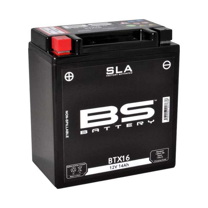 Batterie BS BTX16 SLA (YTX16-BS)