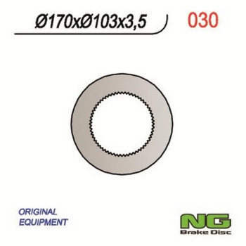 Disque de frein moto NG fixe 170mm (réf. 30)