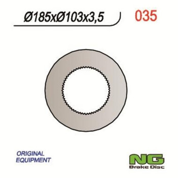 Disque de frein moto NG fixe 185mm (réf. 35)