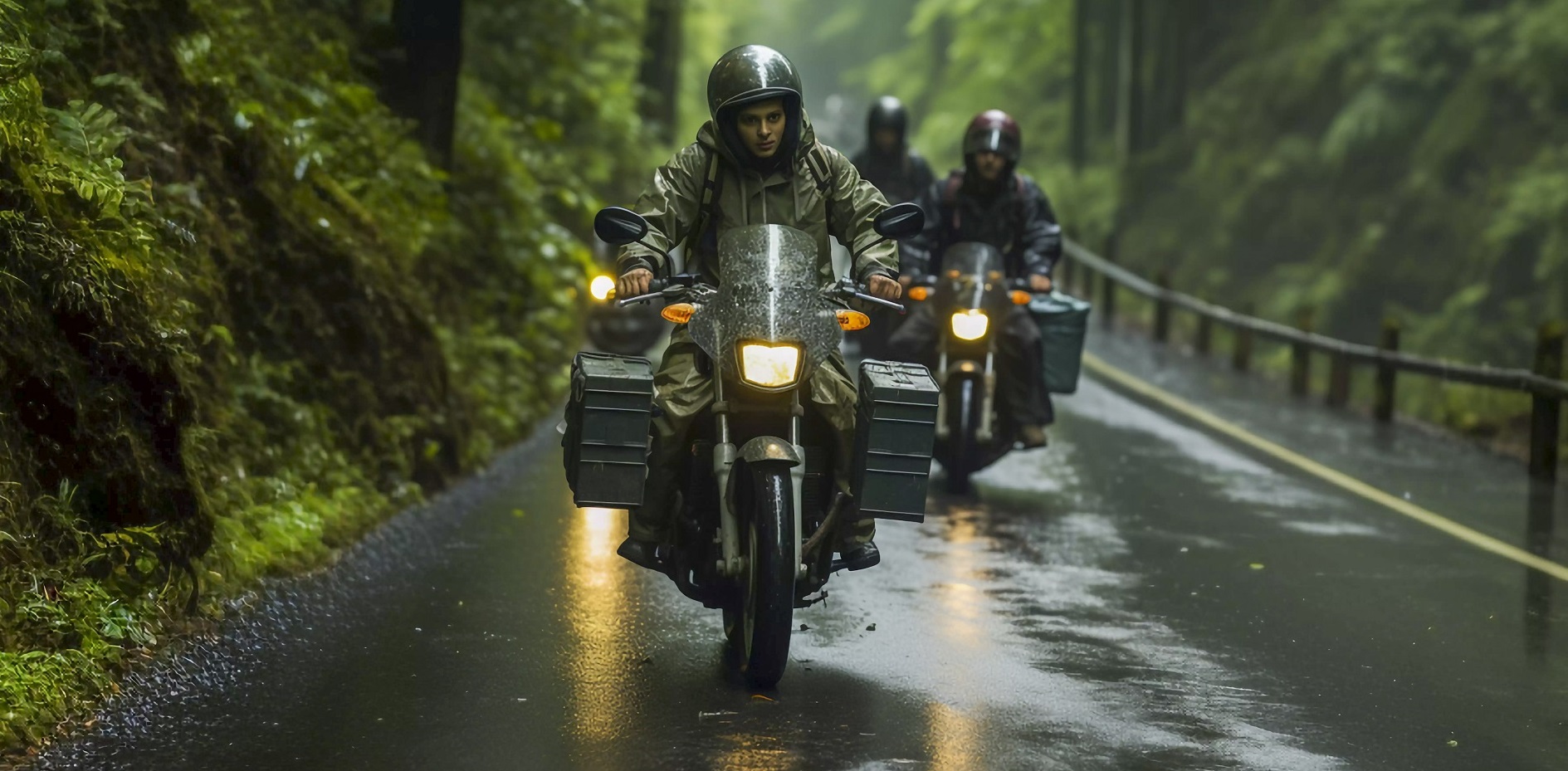 Rouler à moto sous la pluie : nos conseils et équipements