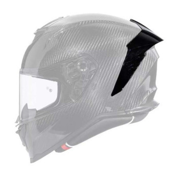 Spoiler arrière pour casque Premier HYPER Carbone
