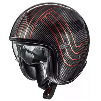 Premier VINTAGE Carbon EX Red Platinum Edition motorcycle helmet