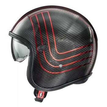 Premier VINTAGE Carbon EX Red Platinum Edition motorcycle helmet
