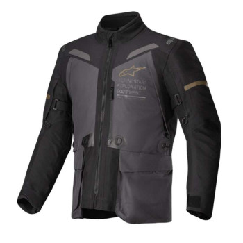 Veste moto Alpinestars ST-7 2L GORE-TEX Gray Black Khaki Veste moto Alpinestars ST-7 2L GORE-TEX Gray Black Khaki